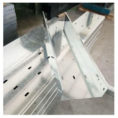 China Professional Telecom Factory Standard Stainless Steel Perforated Cable Tray In Different Sizes for sale