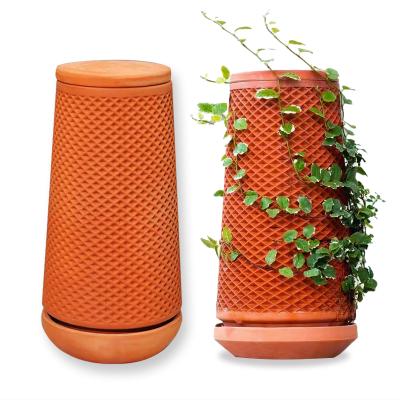 China Modern Garden Pots Fashion Redeco Automatic Ceramic Watering Pots Durable Ceramic Planter For Home Decor for sale