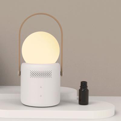 China Colorful LED Lights New Aromatherapy 2022 Diffuser Warm USB Ultrasonic Scented Diffuser Portable Essential Oil Diffuser with LED Light for sale