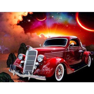 China 2021 Drills 5D Modern Wholesale Partial Wall Decor Car Diamond Painting for sale