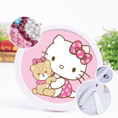 China Small modern cute cat painting children play diamond painting handmade gift for sale