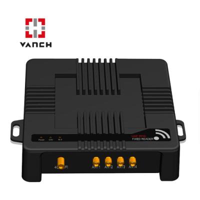 China Hot Sale Warehouse System Vanch RFID UHF Access Control Long Range Modbus UHF RFID Fixed Reader For School Or Warehouse for sale