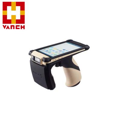 China Warehouse Management UHF Wireless Passive Long Range Portable Handheld RFID Reader for sale