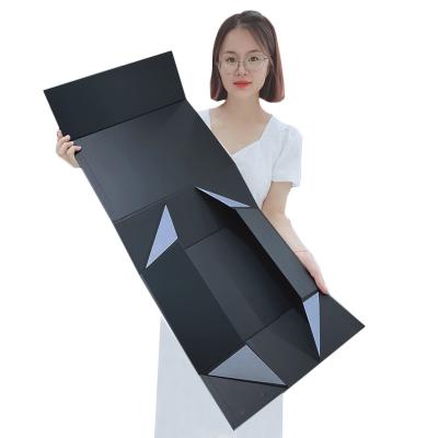 China Recyclable Folding Folder Packaging Foldable Boxlid Gift Box With Magnet Special High Quality Soft Paper Cardboard Recyclable Accept CN; GUA for sale