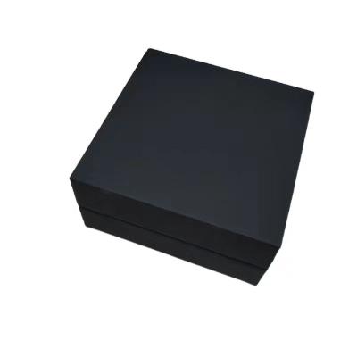 China Custom Recyclable Free Sample Logo Black Color Hat Box Packaging Gift Box Jewelry Box for sale