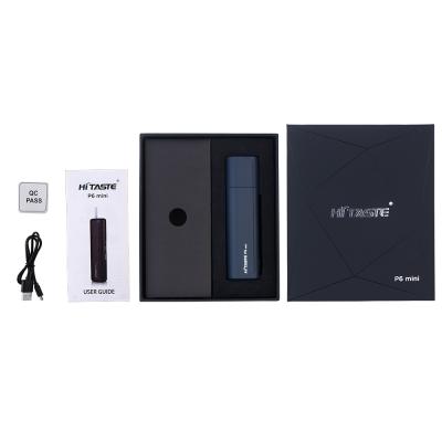 China 2019 New Launched Hitaste P6 Mini Electronic Cigarette Tobacco Heated System 105*29*19.2mm for sale