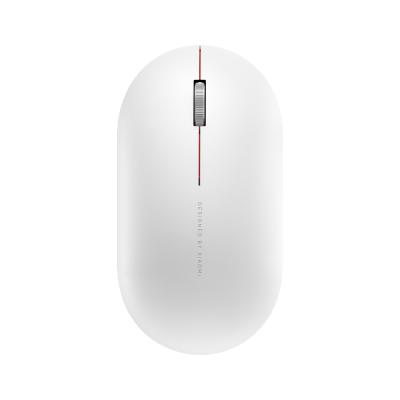 China 2.4G Xiaomi 2 Button White Mute Design Cheap Optical Wireless Mouse With One AA Battery for sale