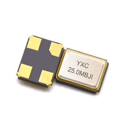 China Xtal 25 MHz SMD Quartz Crystal Resonator 25.000MHz YSX321SL Units 3.2*2.5 12pF 10PPM 25MHz for sale