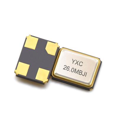 China Industrial 3225 Xtal 4Pin SMD 9pF 10PPM 26 MHz Quartz Crystal Oscillator 26.000MHz 26MHz for sale