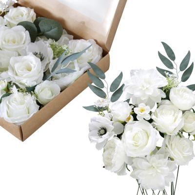 China Fashional Artificial Flower Factory Direct Selling Artificial Flowers Heap Bulk Cheap Rose Artificial Home Decor Accessories for sale