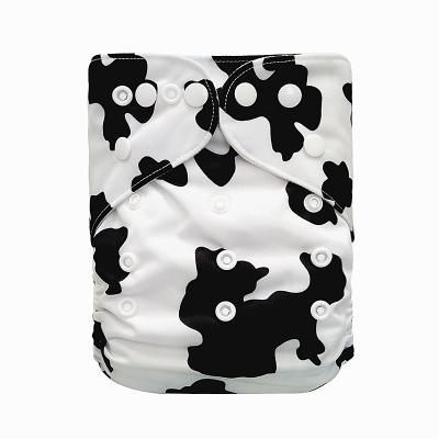 China Pocket Baby Cloth Diaper Printed Adjustable Size Waterproof Washable Cover For Babies And Boys for sale