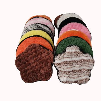 China Compressed Private Beauty Essential Face Microfiber Makeup Reusable High Quality Pads Puff for sale