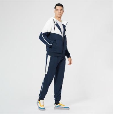 China Lowest Price QUICK DRY Logo Men Two Piece Set Custom Casual Zipper Up Mens Jogging Sweatsuit Two Piece Sets for sale