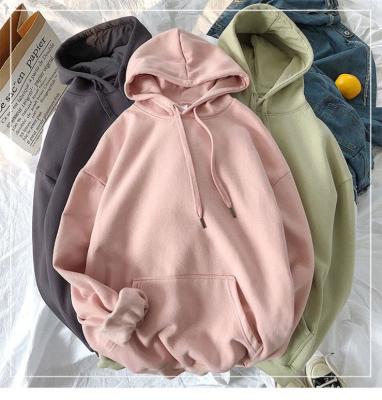 China Hot Sale Anti-wrinkle Solid Color Thick Mens Hoodies And Sweatshirts Autumn And Winter Plus Size Men's Hoodies for sale