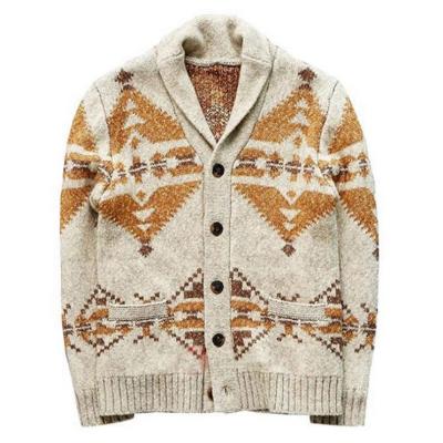 China Lowest Price Breathable Long Sleeve Jacquard Plus Size Mens Sweaters Fashion Casual Mens Cardigan Sweater for sale