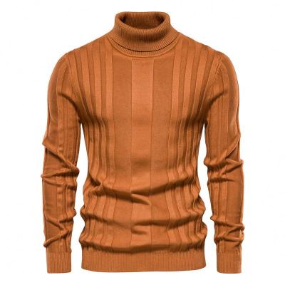 China New Top Style Solid Color Breathable Collar Knitted Sweater Men Autumn Winter Casual Men Pullover Sweater for sale