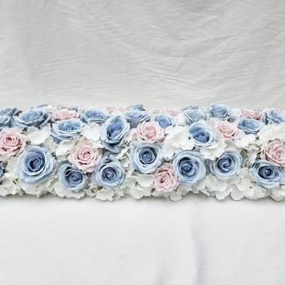 China Widely Used Handmade Decorative Artificial Flower White / Pink / Blue Wedding Flower Weeding Twig for sale