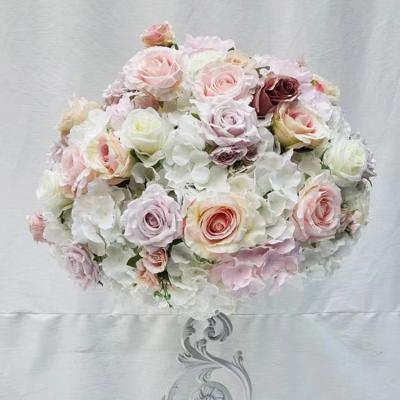 China Widely Used Hot Sale Artificial Flower Ball Centerpieces Flower Ball For Wedding Decoration for sale