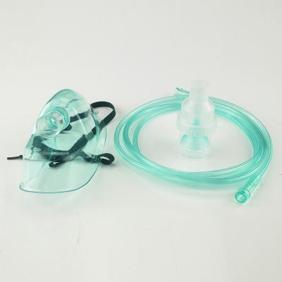 China Clinic PVC EO Medical Disposable Sterile Pediatric Nebulizer With Mouth With 2M Tubing for sale