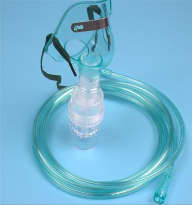 China Safety Clinic Disposable PVC Adult And Child Nebulizer Mask Set With CE/ISO Certificate for sale