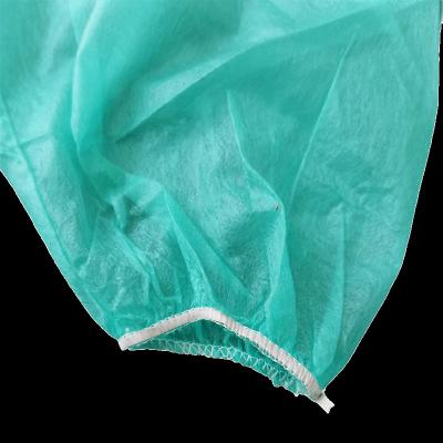 China SINGLE USE PP PE Coated LEVEL AAMI 3 Isolation Disposable Medical Gowns With Knit Cuff for sale