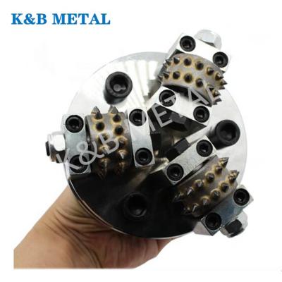 China Polished Stone High Quality Diameters 125MM Manual Flat Bush Hammer Three 30S Roller Bush Hammer For Stone Crusher for sale