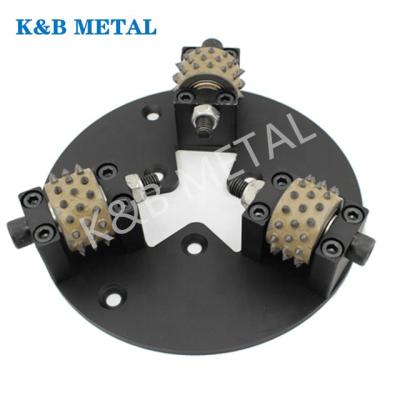 China New Diamond Disc Concrete Stone Granite Roller Grinding Wheel Bush Hammer Polished Steel Welding Plate for sale