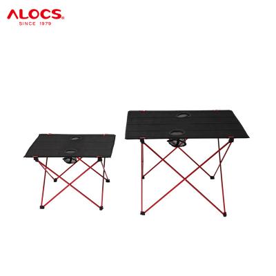 China Modern Alocs Picnic Folding Dining Table Outdoor Folding Camping Table for sale