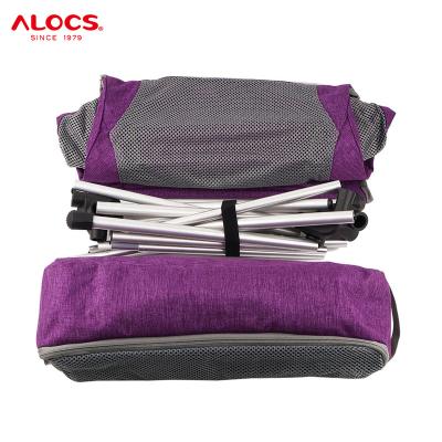 China Alocs Modern Outdoor Custom Moon Camping Aluminum Folding Chairs Camp for sale