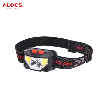 China Camping Alocs Led Wave Sensing Headlight Lamp USB Red Fishing Fill Mini Running Lamp With XPG COB Multifunctional Working Light Lamp for sale