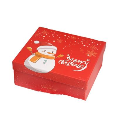 China Zhejiang Dingjun Christmas Gift Box Christmas Apple Packing Case Scarf Sock Gift Stationery Modern Luxury Fancy Gift Box for sale