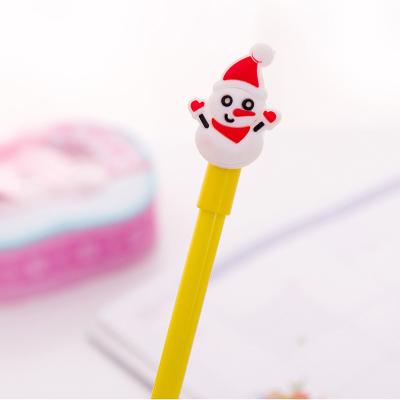 China Eco-Friendly Cute Series Cartoon Pen Christmas Student Stationery Gift Ballpoint Pen Neutral Pen for sale