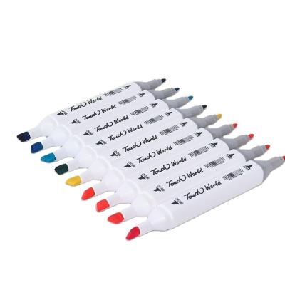 China Dual Headed Paint Marker Set Alcohol Watercolor Pen Paint 60 Colors 262 Colors 80 Colors 262 Colors Oily Marker Pen for sale