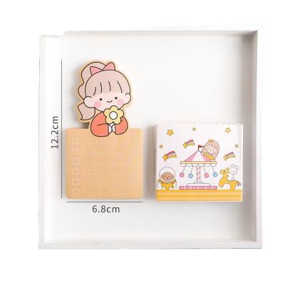 China Creative Notepad Stain Stationery Notepad Tear Color Student Personalized Note Paper Sticky Note for sale