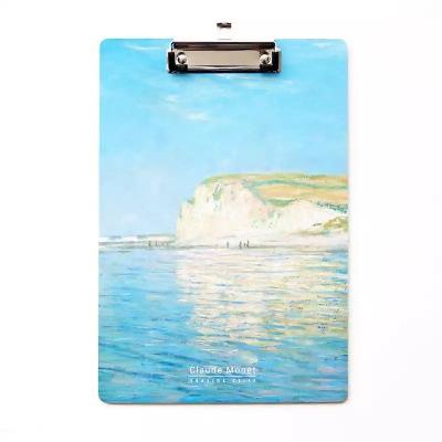 China Fashion Simple Color Clip Board Density Clip Board A4 Office Notepad Wooden Folder Board Customized By Eco-friendly Manufacturer for sale