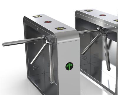 China Easy Installation Tripod Pedestrian Turnstile RFID Access Control System 304 Stainless Steel for sale