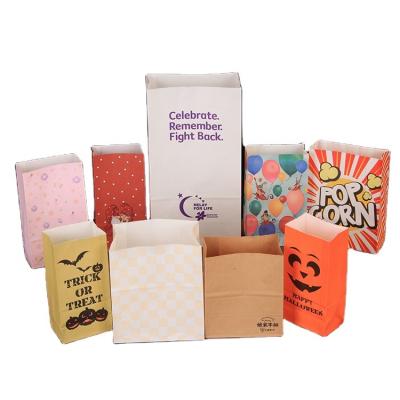 China Materials Shenzhen Factory Recycled Christmas Halloween Candy Gift Paper Bags for sale