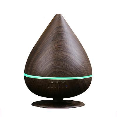 China Home Aromatherapy Wood Diffuser Essential Oil Car Grain Air Humidifier Purify Portable Nebulizer Mist Maker for sale