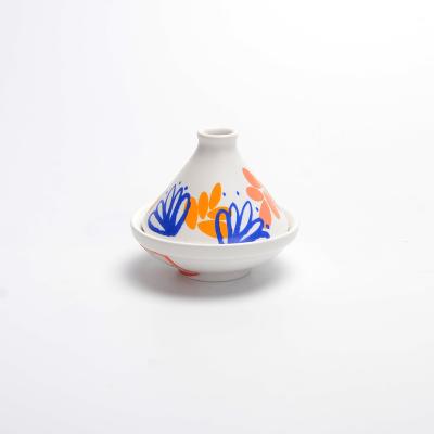 China Europe Home Decoration Tajine Promotional Gifts Shape Small Vase With Powder Cup for sale