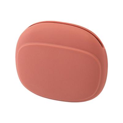 China Mini Small Earphone Carrying Case Silicone Headset Portable Wireless Earphone Bag Soft Waterproof Data Cable Storage Bag for sale