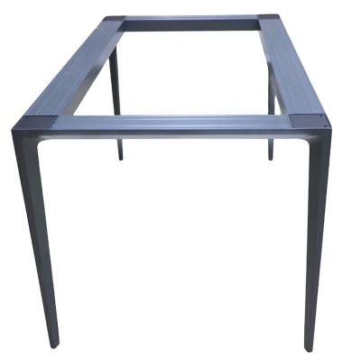 China Modern Matt Black Metal Industrial Tube Coffee Table Leg Furniture Leg For Table Iron For Living Room for sale