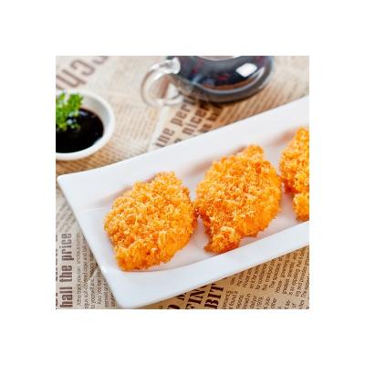 China FROZEN High Quality Frozen Treated Delicious Creamy Crab Fillet For Prefried Occasional Delicious Snack Crab Fillet for sale