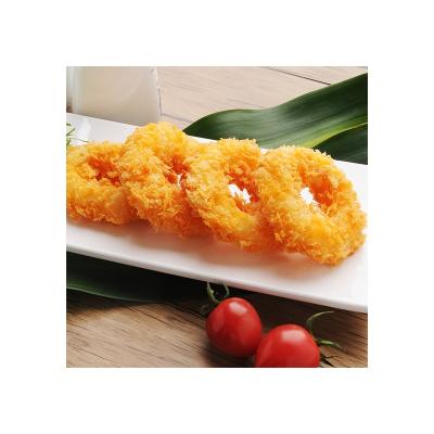 China Fried Snacks Hot Sale Wholesale Price Delicious Frozen Circle Squid Ring Fried Squid Healthy Fried Ring for sale