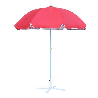 China High Quality Custom Printed Patio Anti-UV 46/48/52/56 Inch Outdoor 8 Ribs Sun Beach Umbrella With Tassels for sale