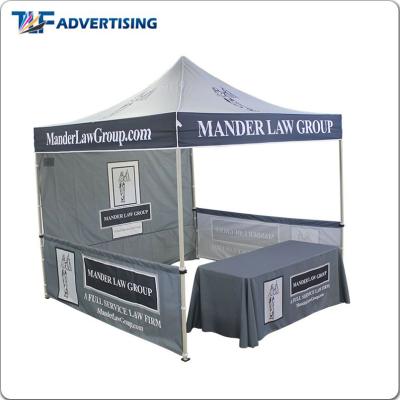 China Hot Sale Aluminum High Quality Expo Canopy Custom Trade Show Tent With Table Cover for sale