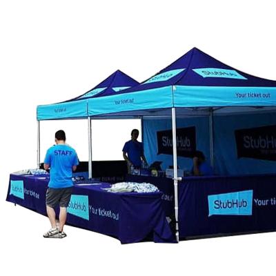 China 10x10ft Aluminum Custom Branded Vendor Tent Booth With Sides for sale