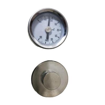 China Mini Radial Bimetal Temperature 0-80C Hot Water Thermometer for sale