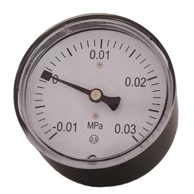 China Air conditioner micro pressure gauge -0.01-0-0.03Mpa for sale