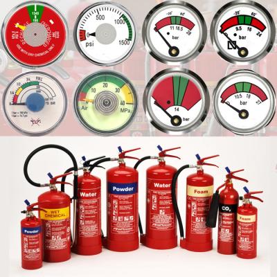 China Top Selling Dry Powder Fire Extinguisher Valve Worth Gauge 1.5