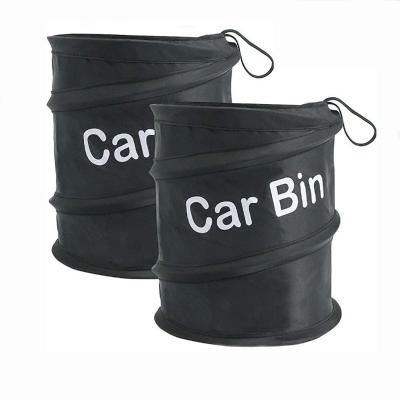 China 2021 260D Oxford Cloth Fashion Folding Waste Bin Car Waste Bins Tools Outdoor Cleaning Accessories for sale